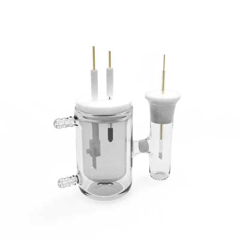 H-type electrochemical cell with water-jacket temperature control system