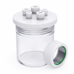 Glass Sealed Electrolytic Cell with Quartz Optical Window