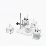 QSE1 – Quartz Electrolytic Cell Series (Square, Fused, 30ml–300ml & 50×50×50mm to 80×80×80mm Options)