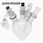 SF-1 Small Five-Neck Electrochemical Cell (5ml–50ml, optional stoppers or F tube + salt bridge + liquid seal configuration)