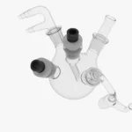 SF-1 Small Five-Neck Electrochemical Cell (5ml–50ml, optional stoppers or F tube + salt bridge + liquid seal configuration) - Image 4