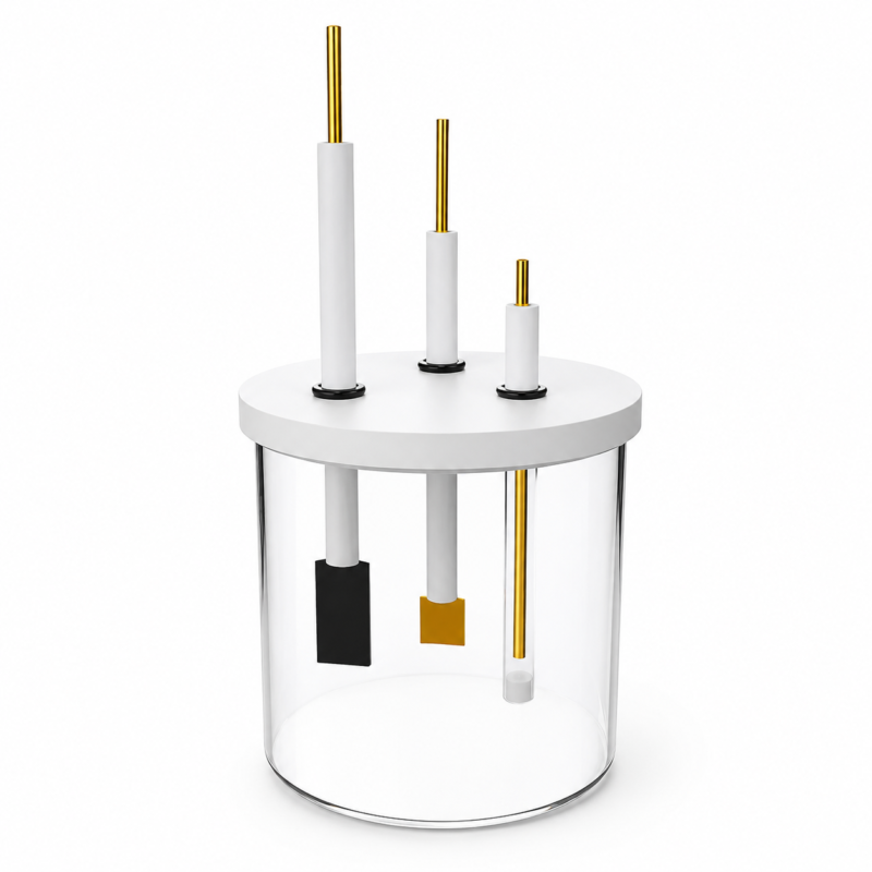 Standard Three-Electrode Electrochemical Cell