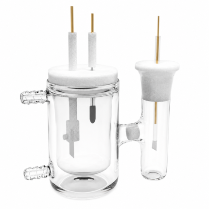 Water-jacketed H-type electrochemical cell for temperature-controlled laboratory experiments