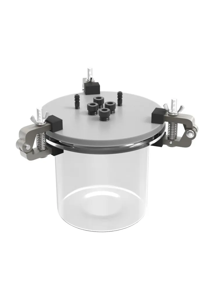 Large-capacity electrochemical cell with PTFE sealing system