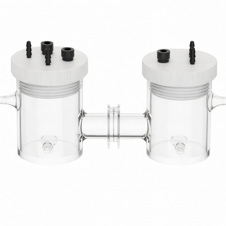 HET-1 H-Type Electrolytic Cell with Circulation and Replaceable Membrane