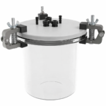 Sealed electrochemical cell for large-volume electrosynthesis experiments