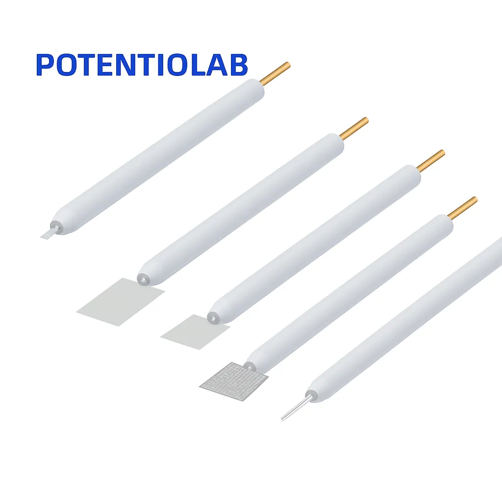 PTFE-mounted platinum counter electrodes