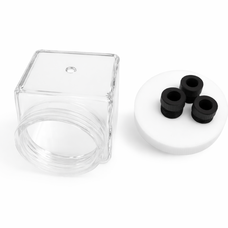 CQP-2 Custom Quartz Photocatalytic Sealed Electrochemical Cell