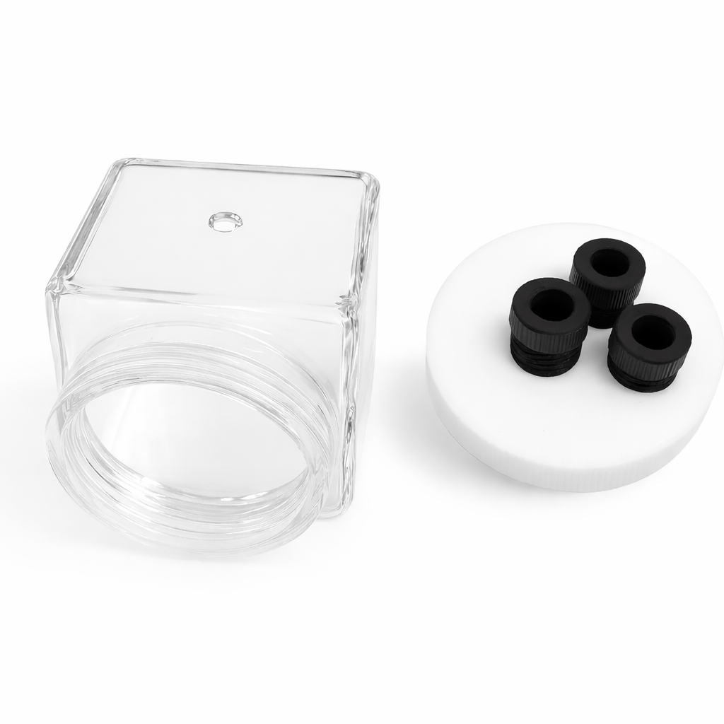 CQP-2 Custom Quartz Photocatalytic Sealed Electrochemical Cell CQP-2 Custom Quartz Photocatalytic Sealed Electrochemical Cell - Image 1