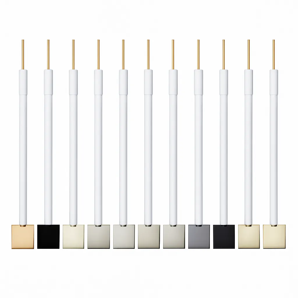 Custom metal sheet working electrodes for electrochemical experiments