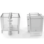 AH-2 Dual-Chamber Acrylic H-Type Electrolytic Cell - Image 4