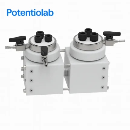 HEC-1 H-Type Sealed Electrochemical Cell with Replaceable Membrane and PTFE Valves