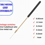 PWE1 Platinum Wire Electrode – 0.1–1.0 mm Diameters - Image 4