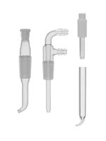 FF-1 Five-Neck Electrolysis Cell Accessories – F-Type Gas Inlet/Outlet Tube, Salt Bridge, Liquid Seal 14#/19# PTFE Stopper, Luggin Capillary Tube - Image 4