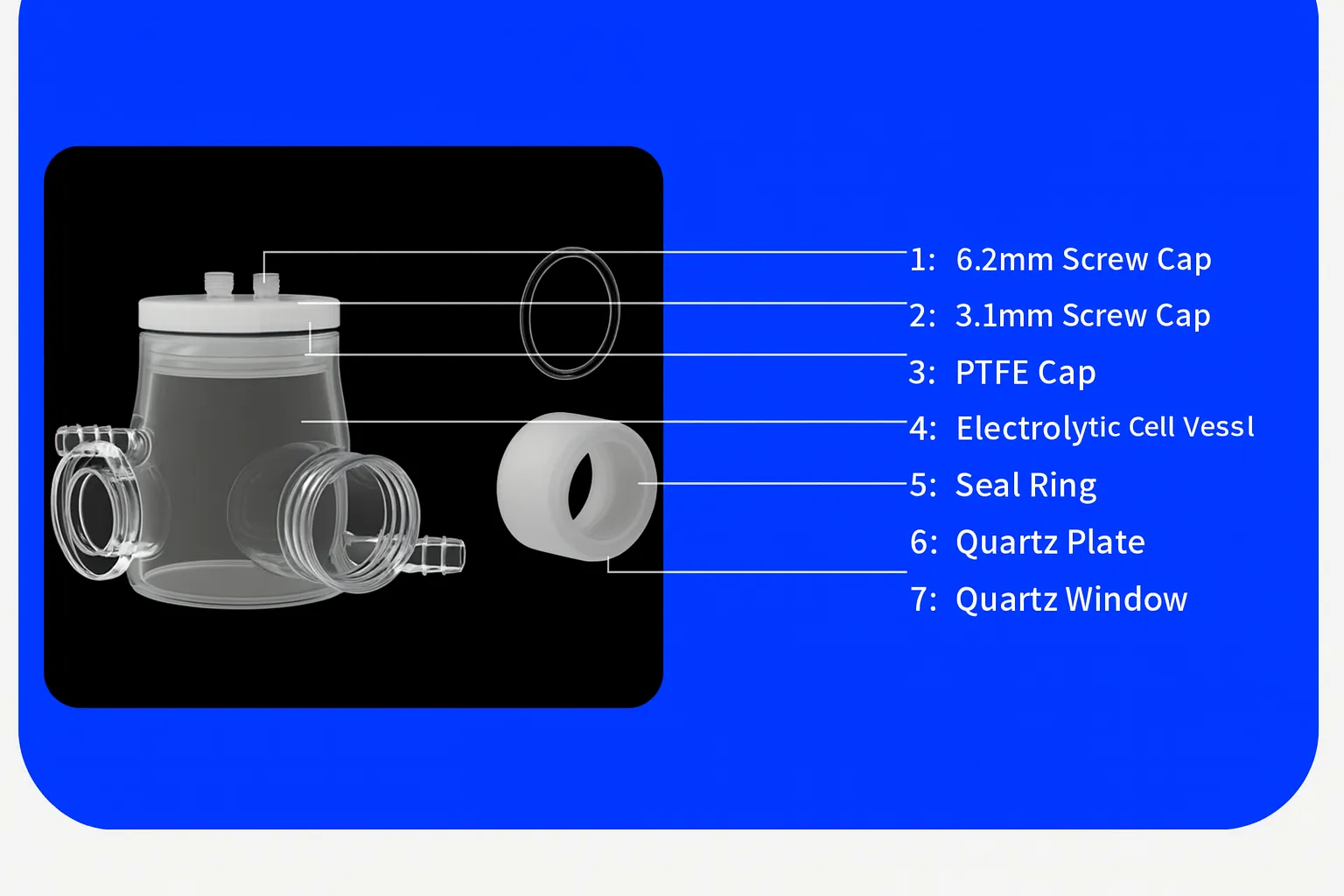 Sealed Optical H-Type Cell Diagram