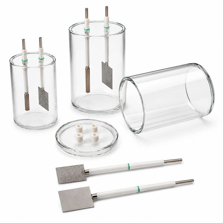 Laboratory Electrolyzer Cell – Borosilicate Glass, 100–300 mL electrodes