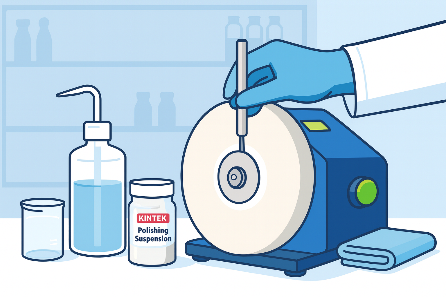Electrode cleaning schematic main illustration
