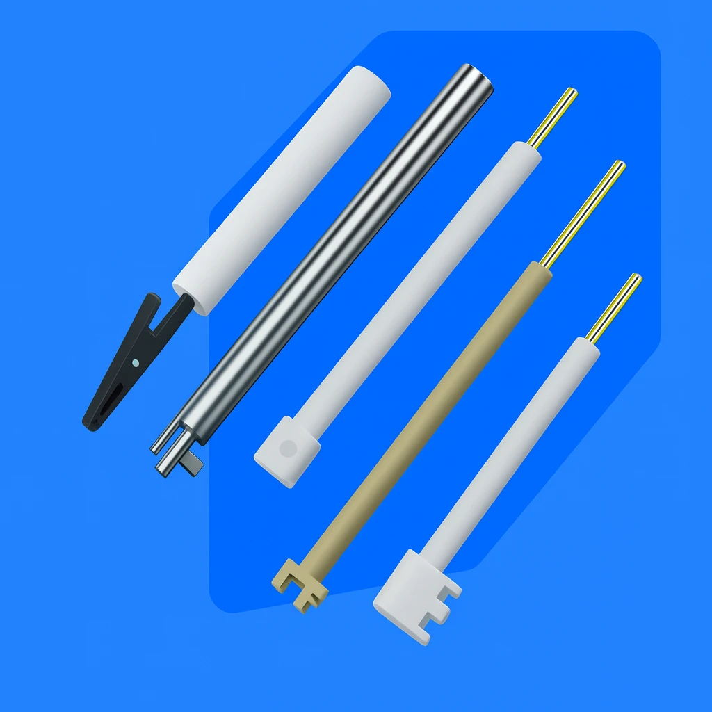 Glass tube counter electrodes for electrochemical cells