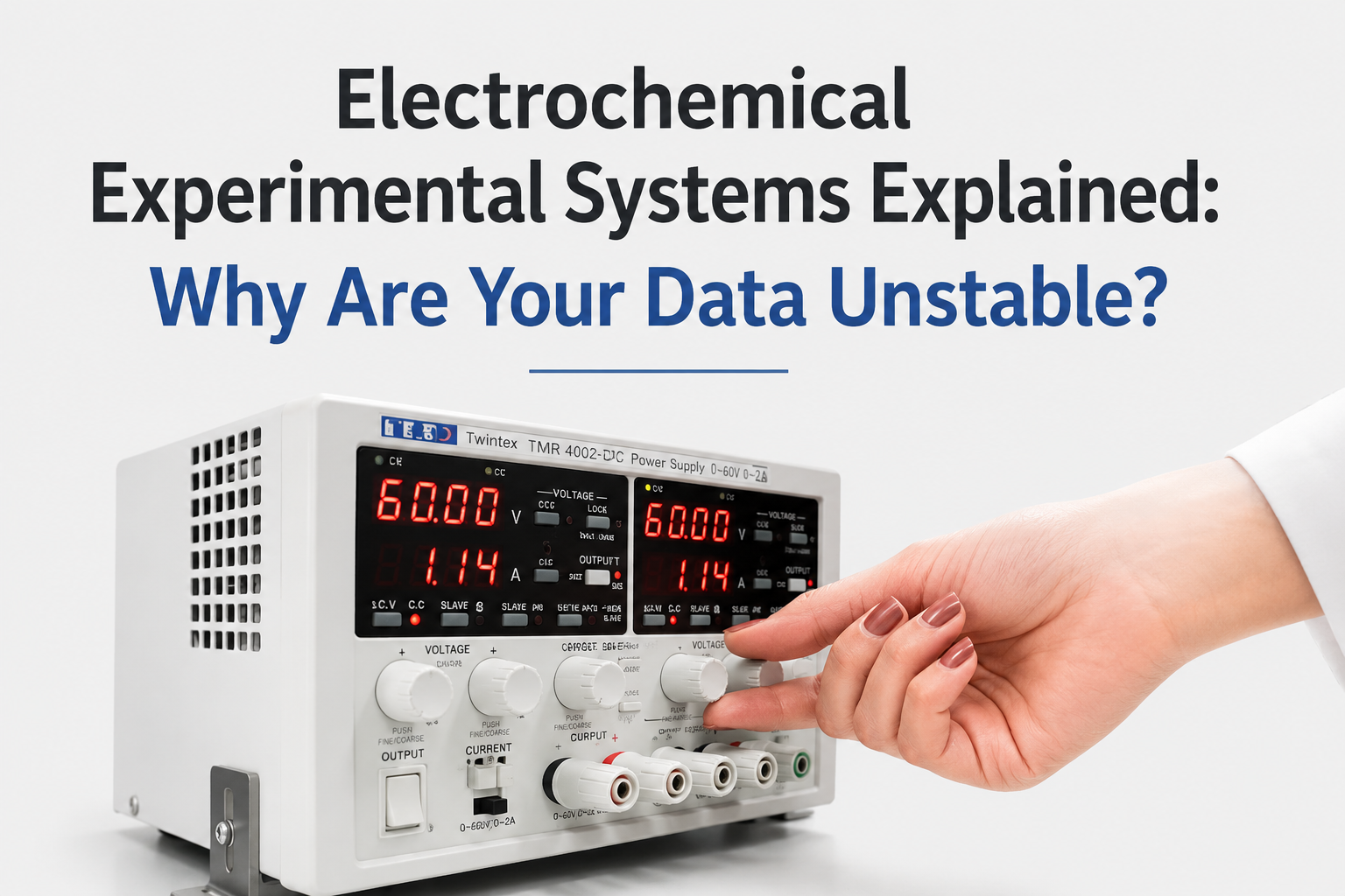 Electrochemical Experimental Systems Explained: Why Are Your Data Unstable