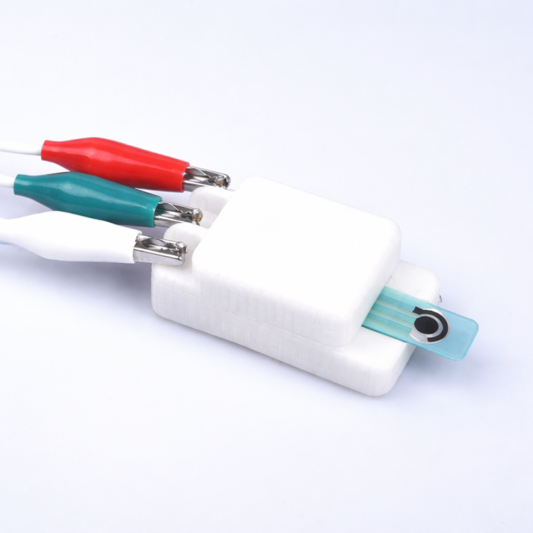 IPE1 Screen-Printed Electrode Adapter for Electrochemical Workstations IPE1 Screen-Printed Electrode Interface Adapter for Electrochemical Workstations
