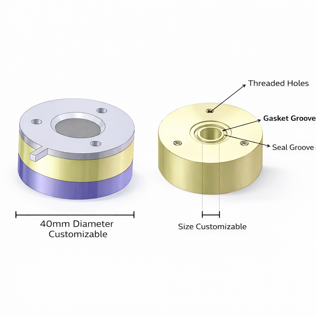 XRD-Compatible Solid-State Battery Mold with Conductive Layer