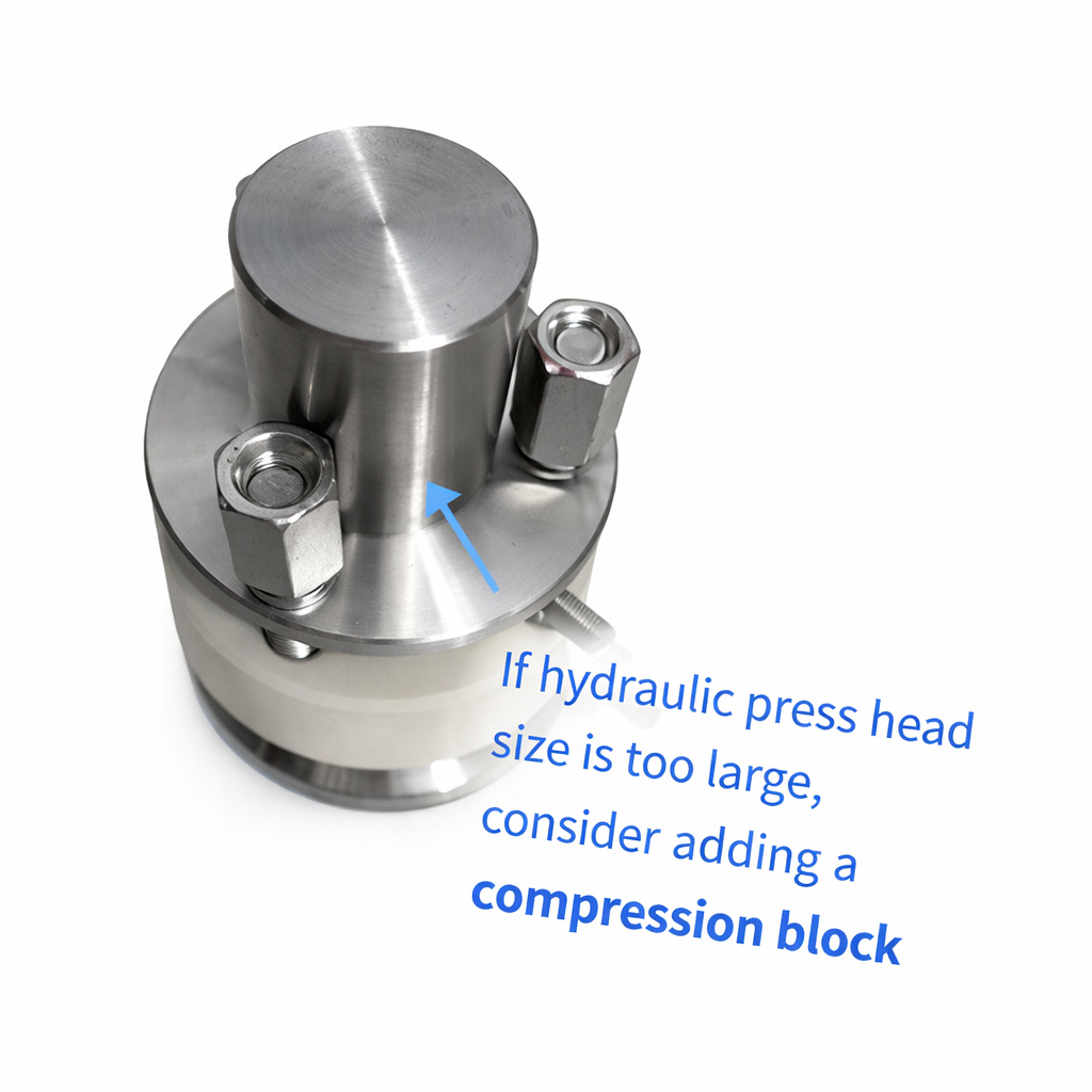 Custom spacer and compression block details