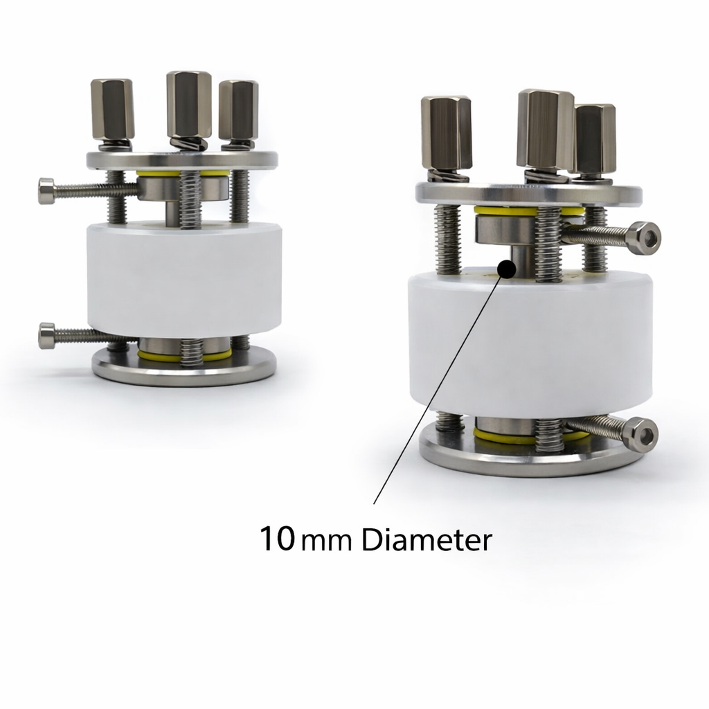 Solid-state lithium battery mold with ceramic ring main view