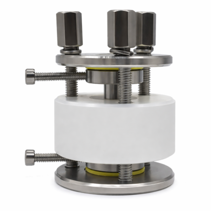 SSL1 Solid-State Lithium Battery Test Mold - Ceramic Compression Fixture for Electrochemical Testing and Measurement