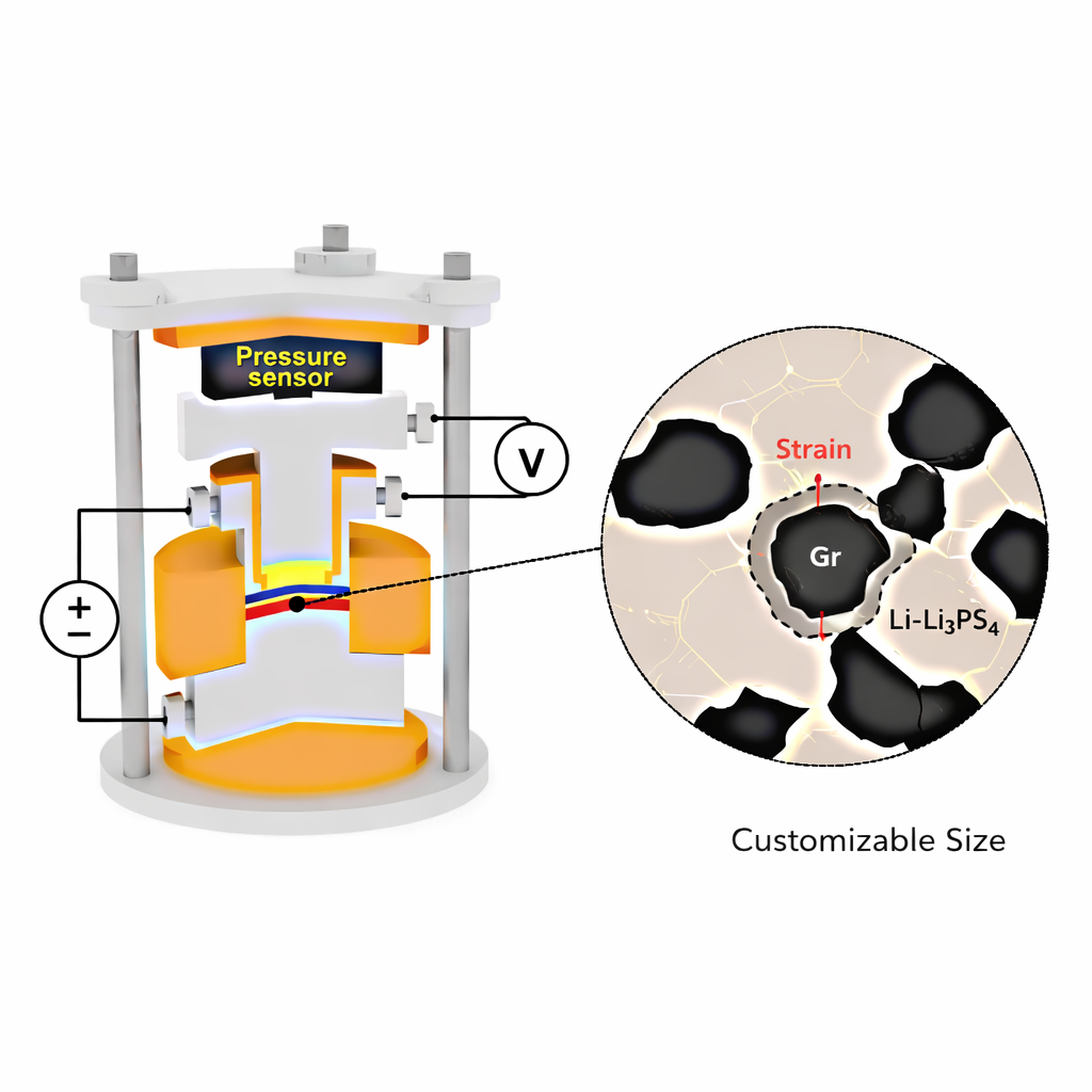 Solid-state three-electrode test module main view