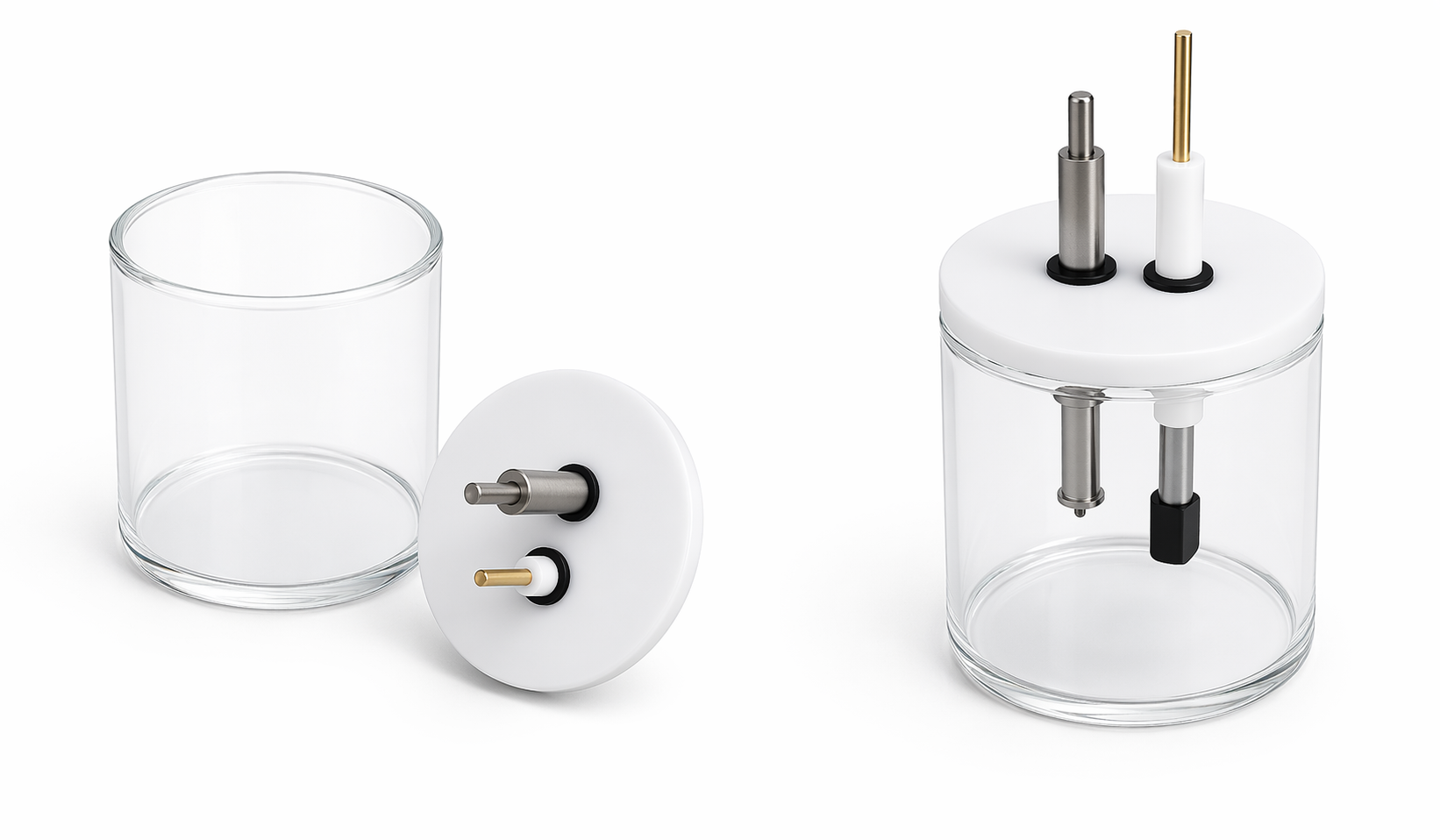 Unsealed electrochemical cell