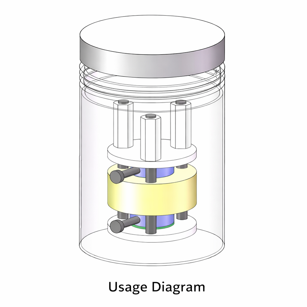 Gas-tight sealed cell structural details