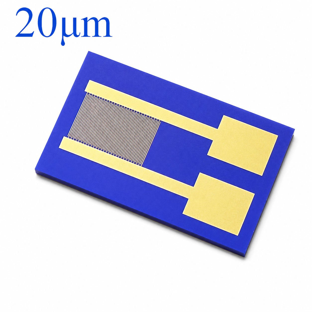 20μm Silicon-Based Interdigitated Electrode Capacitive Array MEMS Gas and Biosensor1 SBC1 20μm Silicon-Based Interdigitated Electrode Capacitive Array MEMS Gas and Biosensor for Photoelectric Detection with High Stability - Image 1