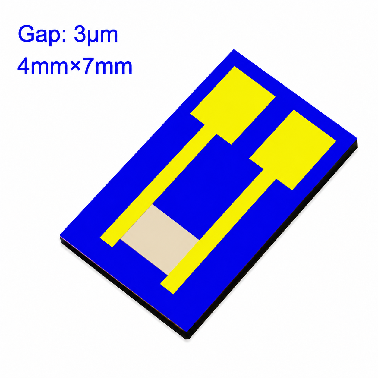 3μm Silicon-Based Interdigitated Electrode (IDE) Capacitive Array for MEMS Gas 1 EAP1 3μm Silicon-Based Interdigitated Electrode (IDE) Capacitive Array for MEMS Gas and Biosensors, Electrochemical and Photoelectric Detection - Image 1