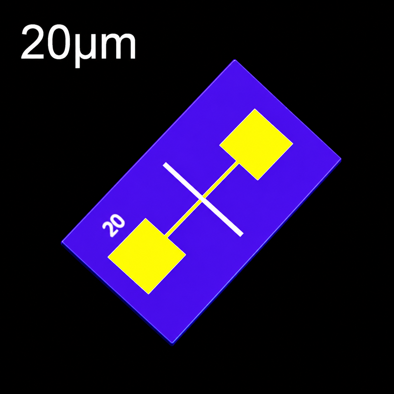 Gap 20 μm MEMS IDE