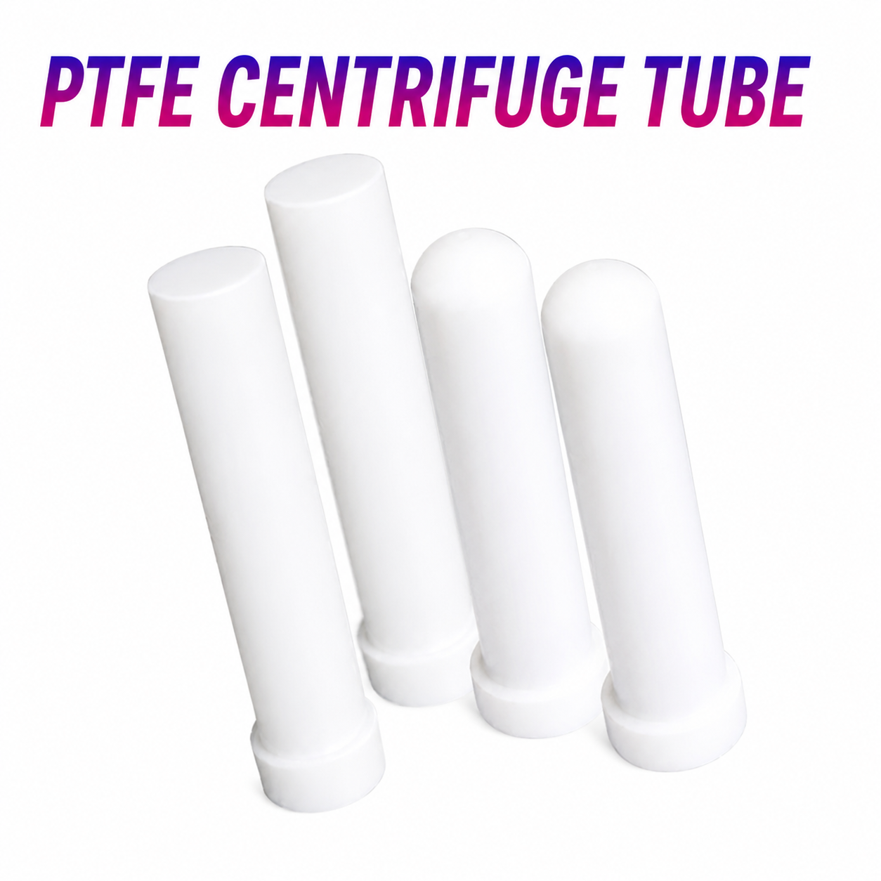 PTFE Centrifuge Tube PTFE Test Tube PTFE Digestion Tube Screw1 PCT1 PTFE Centrifuge Tube | PTFE Test Tube | PTFE Digestion Tube | Screw-Cap Round-Bottom & Flat-Bottom | High-Temperature Resistant | Customizable - Image 1