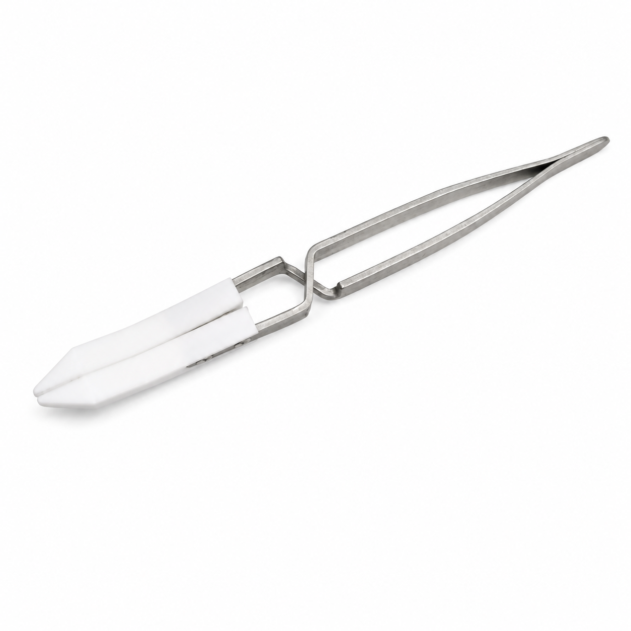 Self-locking PTFE wafer tweezers