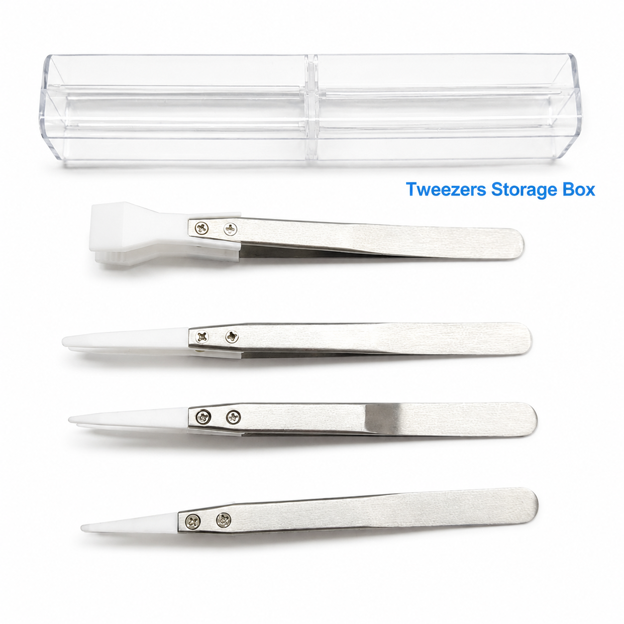 Wide-tip PTFE reverse tweezers